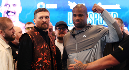 Олександр Усик і Даніель Дюбуа /Getty Images