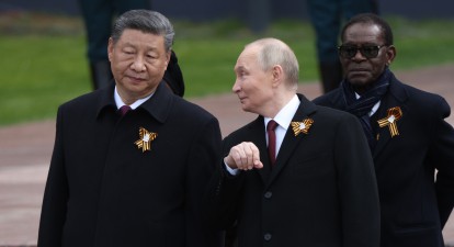 Сі, Путін, парад, 9 травня /Getty Images