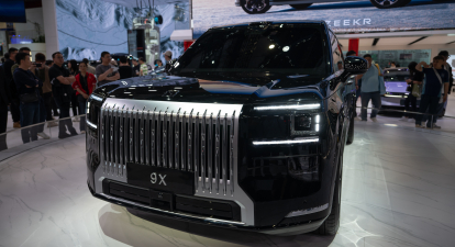 ZEEKR 9X на виставці на 2025 Шанхайському міжнародному автосалоні в Національному виставковому та конгресовому центрі 2 травня 2025 року в Шанхаї, Китай. /Getty Images