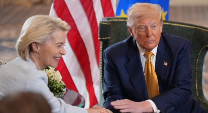 Дональд Трамп Урсула Фон дер Ляєн /Getty Images