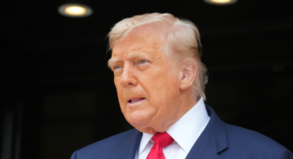 Дональд Трамп під час візиту до Шотландії. 28 липня 2025 року /Getty Images
