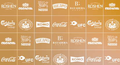 20 найбільших компаній харчової промисловості і виробництва напоїв /колаж Анастасія Левицька