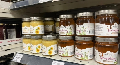 Український мед бренду Beehive на полицях ритейлу Великої Британії