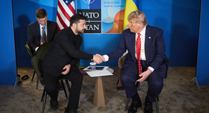 Зеленський і Трамп провели зустріч, яка тривала менше години. Про що йшлося (доповнено) /пресслужба Володимира Зеленського