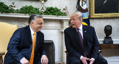 Віктор Орбан і Дональд Трамп у Білому домі, травень 2019 року /Getty Images