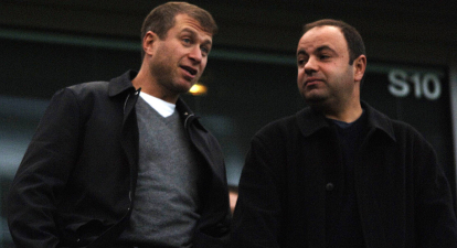 Роман Абрамович та Євген Швідлер у 2005 році. /Getty Images