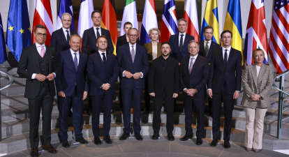 Лідери на зустрічі у Берліні 15 грудня 2025 року /Gettyimages