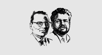 Інклюзивні інституції виникають через конкуренцію між державою і суспільством. Це змагання, яке підвищує ефективність обох. В Україні це добре розуміють, і для цього потрібен час. /иллюстрация Илья Колесник для Forbes Ukraine