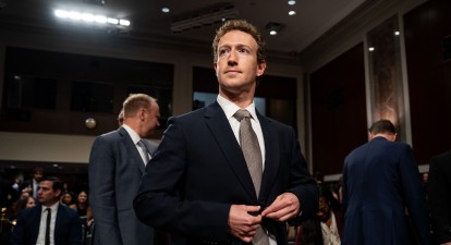 Марк Цукерберг, головний виконавчий директор Meta Platforms Inc., під час слухань у юридичному комітеті Сенату у Вашингтоні, округ Колумбія, 31 січня 2024 року. /Getty Images