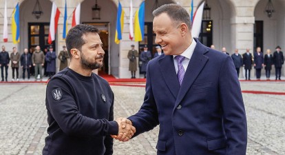 Президент України Володимир Зеленський та президент Польщі Анджей Дуда /Getty Images