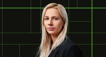 Керівниця оборонного кластеру Brave1 Наталія Кушнерська /Колаж - Forbes Ukraine