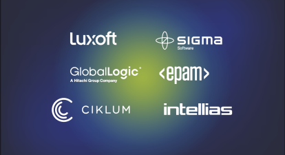 Виторг EPAM, GlobalLogic, Luxoft /колаж Аліна Кохан