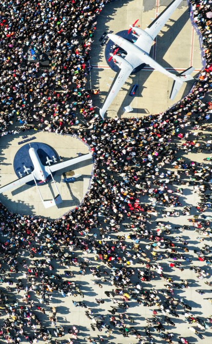Анкара, Туреччина. Найбільший авіаційний, космічний і технологічний фестиваль TEKNOFEST до 100-ї річниці незалежності Туреччини. 2 вересня 2023-го. /Getty Images