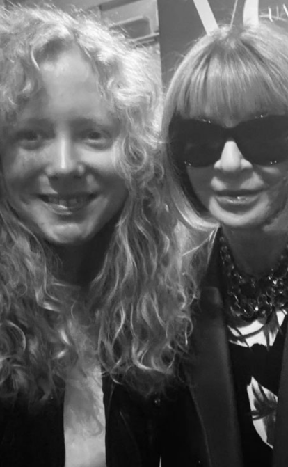 Anna October и главный редактор американского журнала Vogue Анна Винтур /Скриншот из Instagram