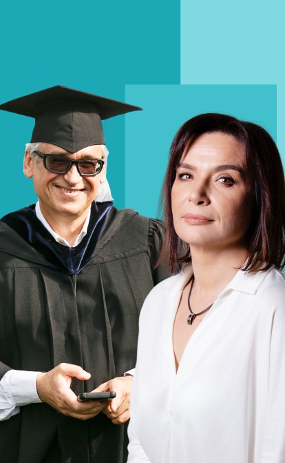 Едуард Мальцев, керівник Presidents’ MBA kmbs і Ярина Бойчук, CEO Львівської бізнес‑школи. /з особистого архіву