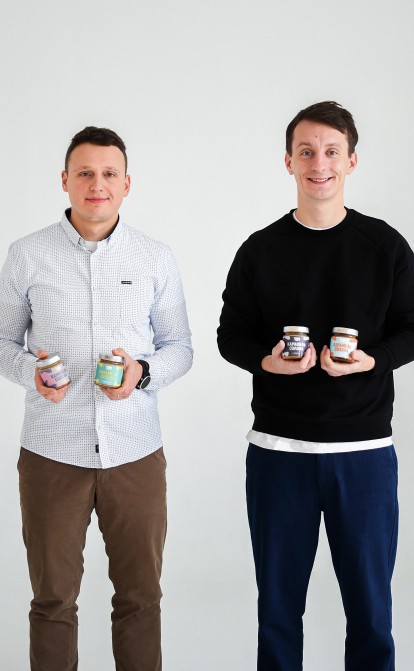 Співзасновники «ТОМ» Михайло Бойко і Тарас Фітьо /з особистого архіву