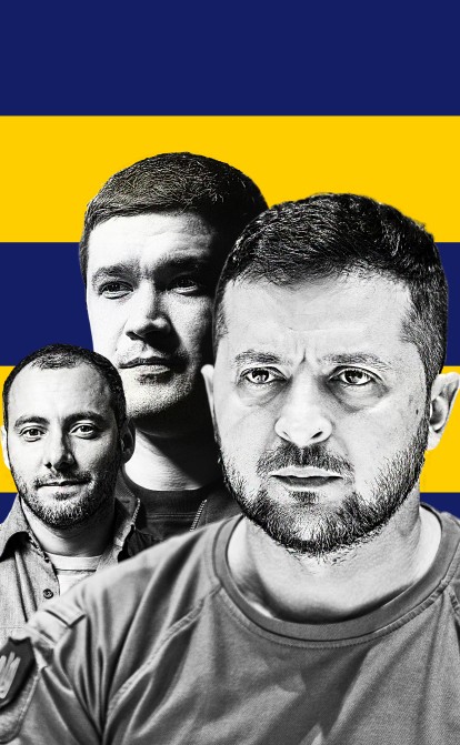 Олександр Кубраков, Михайло Федоров і Володимир Зеленський /Колаж Анна Наконечна