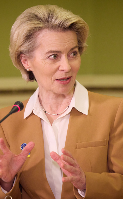 Урсула фон дер Ляйен /Офис Президента Украины