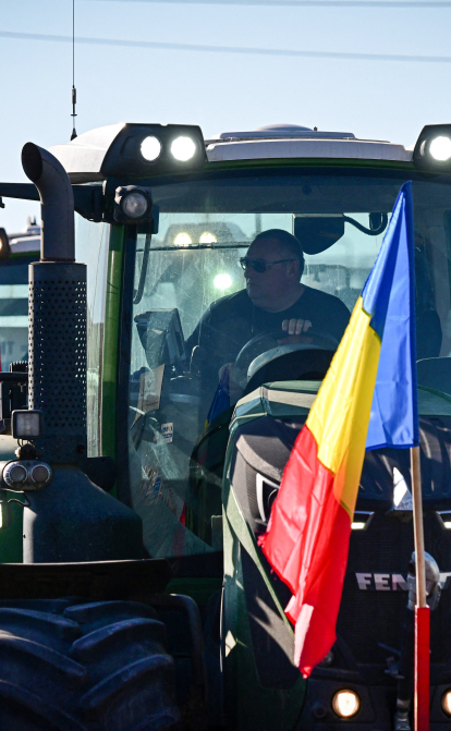 Румынские фермеры разблокировали один пункт пропуска на границе с Украиной /Getty Images