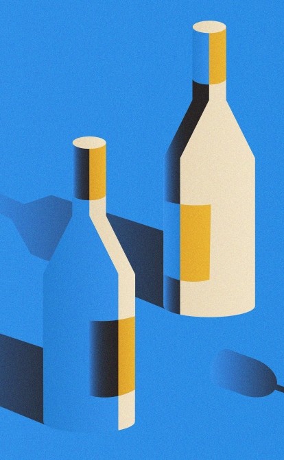 Українське вино на експорт /Ілюстрація Олександра Карасьова