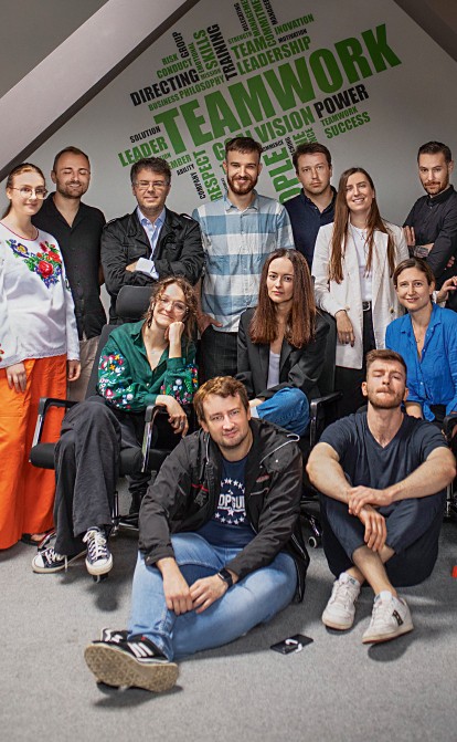 «Ми зрозуміли, що ми медіа, яке стало голосом України у світі», – коментує виступ Урсули гендиректорка The Kyiv Independent (KI) Дарина Шевченко, 33. /Олександр Халабузар