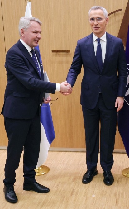Пекка Гаависто, Йенс Столтенберг, Энтони Блинкен /Getty Images