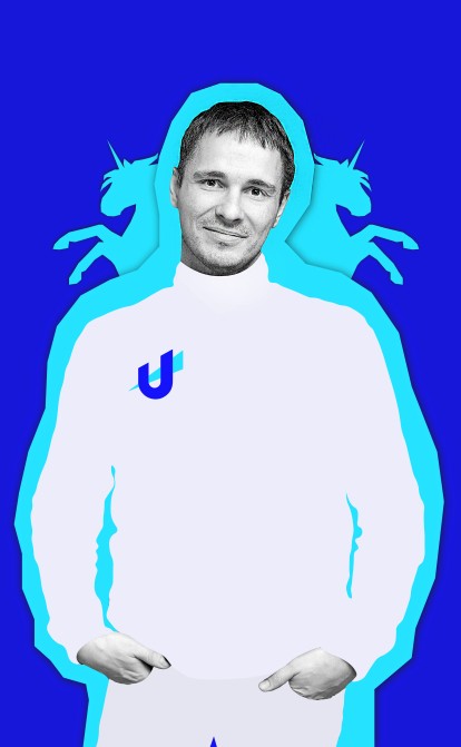 Богдан Гусєв, співзасновник Unstoppable Domains. Стартап продає сайти для децентралізованого інтернету. Колаж Олександра Карасьова /Олександр Чекменьов