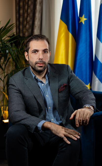 Василіс Бумбурас, CEO будівельної компанії «Гефест». Фото надані пресслужбою.
