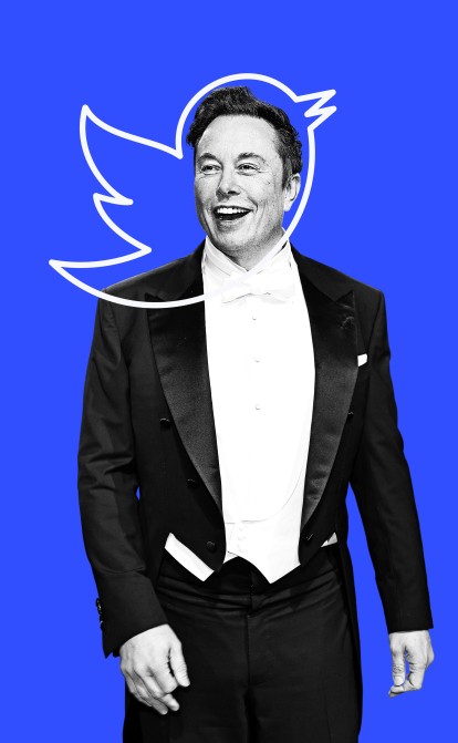 Илон Маск разрушил доверие к Twitter. Но его еще можно вернуть – колонка WP /Коллаж Анна Наконечная