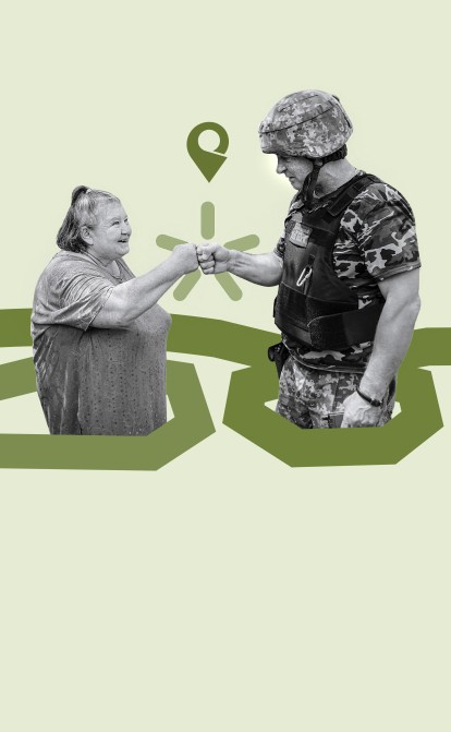 Україна повертається. Коли і як АТБ, УЗ, «Нова пошта», Ощадбанк, «Київстар» та інші компанії відновлять роботу на звільненій Харківщині /Ілюстрація Олександра Карасьова