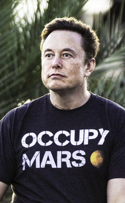 Ілон Маск, конференція на SpaceX Starbase у Техасі, 25 серпня 2022 року /Getty Images