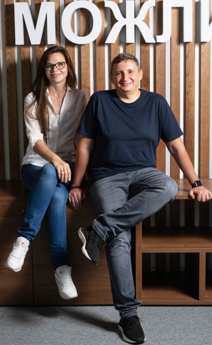 Яна и Денис Кривенко, основатели Foodz Ukraine. /Александр Чекменев