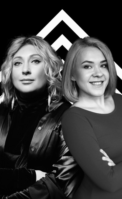 Виктория Тигипко, управляющий партнер венчурного фонда TA Ventures и Виктория Репа, соосновательница стартапа BetterMe. Фото из личных архивов / Shutterstock / Иллюстрация Анна Наконечная