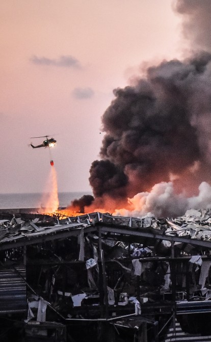 Взрыв в порту Бейрута 4 августа 2020 года. /Getty Images