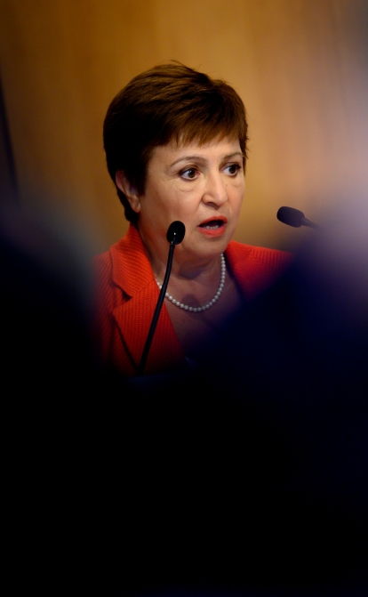 Крісталіна Георгієва, колишній виконавчий директор Всесвітнього банку. З жовтня 2019 року — директор-розпорядник Міжнародного валютного фонду. /Getty Images