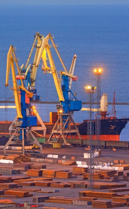 Порт в Мариуполе до начала войны