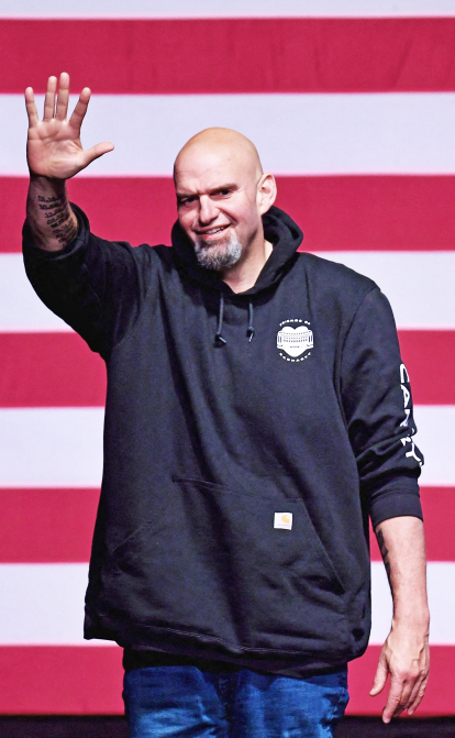 Джон Феттерман, Демократическая партия США /Getty Images