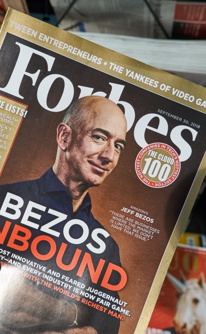 Журнал Forbes. /Shutterstock