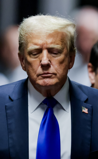 Дональд Трамп залишає зал суду. Нью-Йорк, 30 травня 2024 року /Getty Images