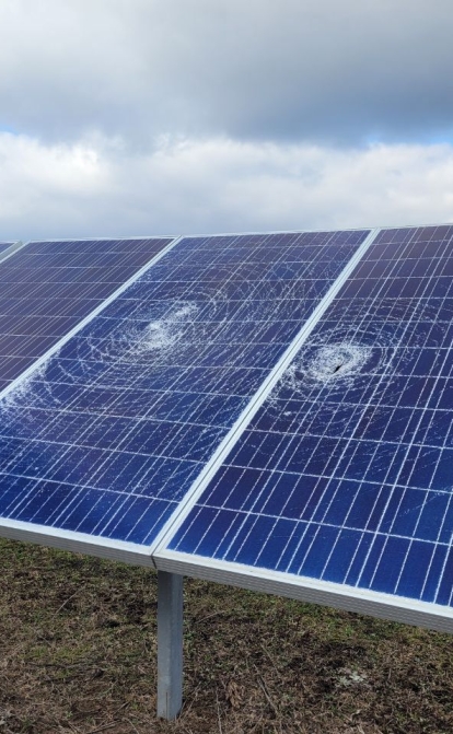 Оккупанты не вывозили одну из крупнейших солнечных электростанций Украины. Forbes узнал, как она работает под оккупацией /Фото Из собственного архива