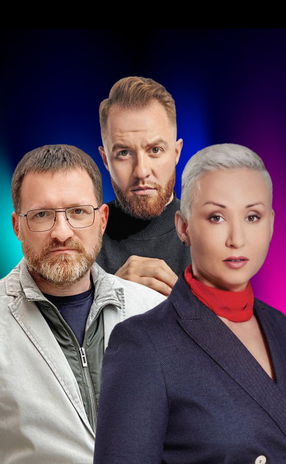 Геннадій Карлінський, директор з маркетингу мережі АЗК WOG, Олексій Воронін, засновник ГО Help People і Марина Паніна, фінансова директорка мережі VARUS. /предоставлено пресс-службой