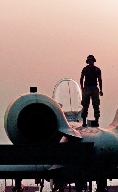 Украинские летчики учатся управлять американскими штурмовиками А-10 Thunderbolt. /Getty Images