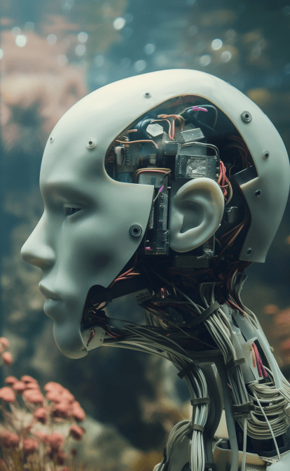 ШІ, SoftServe, Ciklum, Epam, джуни, найм /Изображение сгенерировано ИИ Midjourney в соавторстве с Анной Наконечной