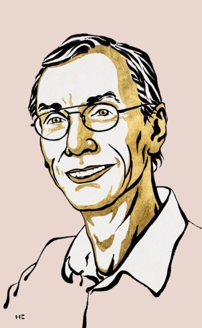 Лауреатом Нобелівської премії з фізіології та медицини став шведський вчений Сванте Паабо за дослідження еволюції людини. Ілюстрація Ill. Niklas Elmehed © Nobel Prize Outreach