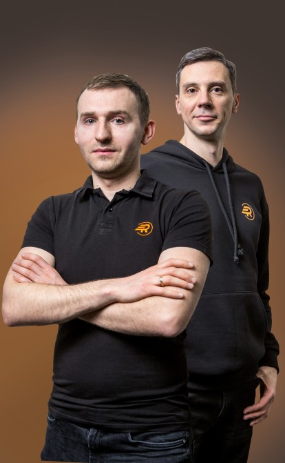 Станіслав Дмитрик і Олексій Юхимчук, засновники сервісу доставки Rocket. /Наталля Кравчук
