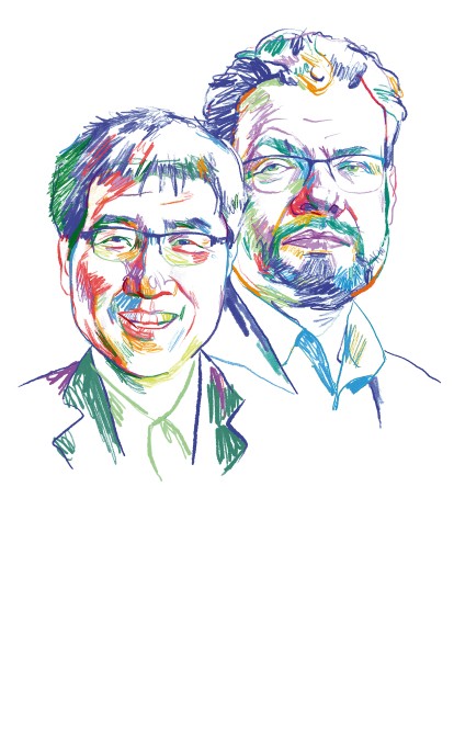 Ха-Джун Чанґ і Петро Чернишов /иллюстрация Илья Колесник для Forbes Украина