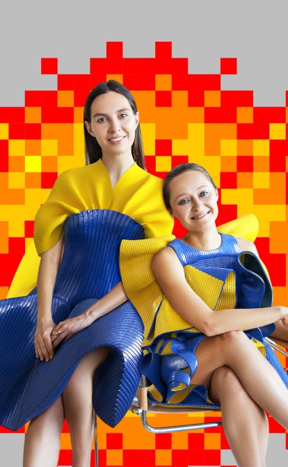 Співзасновниці стартапу DressX Наталія Моденова та Дар’я Шаповалова /надано пресслужбою
