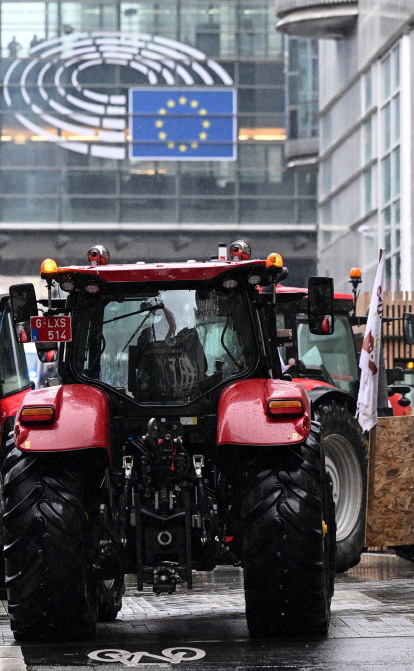 Протести фермерів. Аграрні міністри ЄС закликали Брюссель збільшити фінансування сільськогосподарської політики блоку на €60 млрд /Getty Images