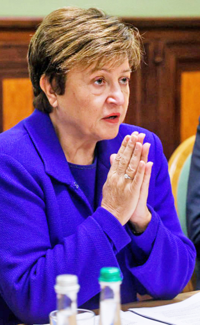 Глава МВФ Кристалина Георгиева стала единственным кандидатом на этот пост на следующий срок /с личной страницы Дениса Шмыгаля/facebook.com/dshmyhal