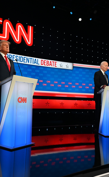 Підтримка України, Сектор Гази і проблеми економіки. Головне з дебатів Байдена та Трампа /Getty Images